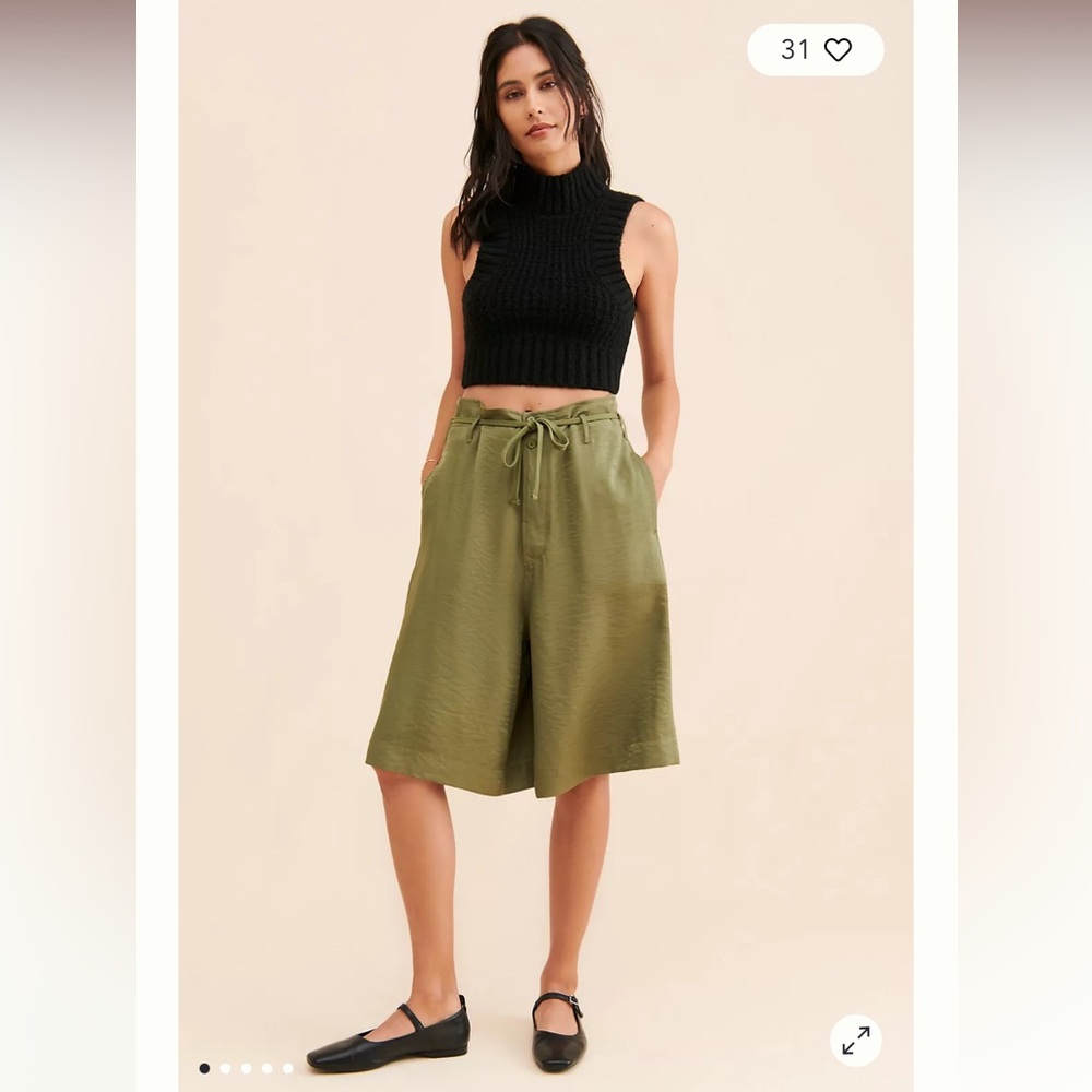 Tiny Heidi Longline Olive Shorts